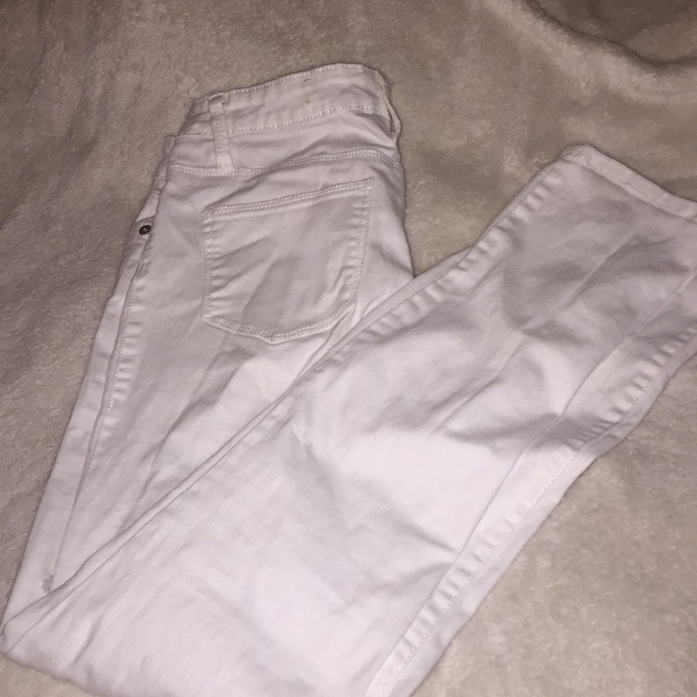 hollister white jeans